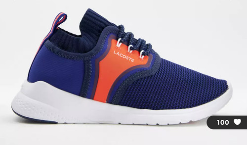 Belles baskets lacoste - lacoste, bleu