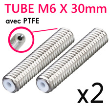 2x Tube heat break avec PTFE téflon M6X30 hotend pour CraftBot Geeetech Makerbot