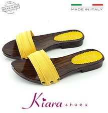 Mule Basses Jaune- Chaussures