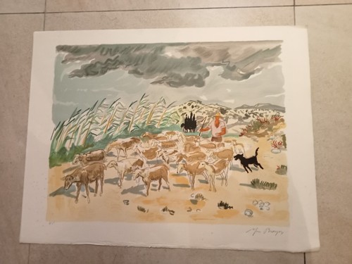 Lithographie originale signée - lithographie,