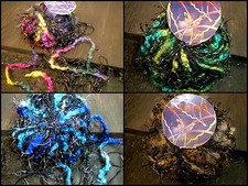 Lurex , Bosses, Franges, Fil à Effet , Wollservice, Gedifra, Vintage- Retro