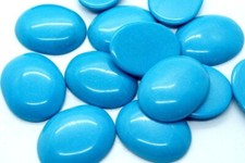 Naturel Bleu Turquoise Arizona 1500 CT Coupe Cabochon Certifié Ample Gemme Lot