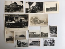lot de 13 photo ancienne auto