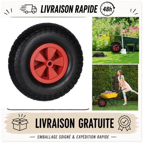 Roue brouette increvable - brouette,