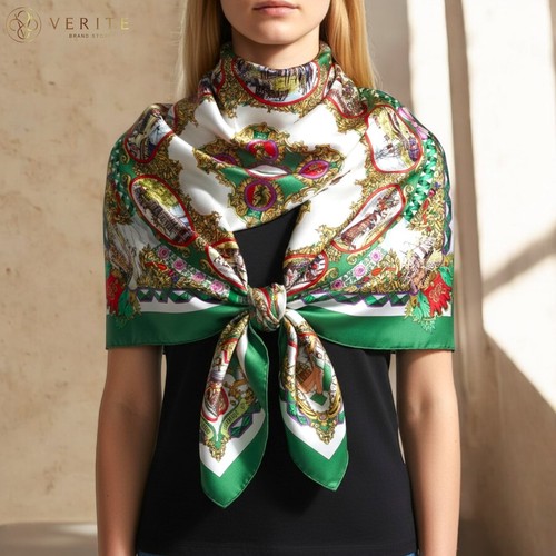 Rare vintage foulard soie - foulard, en