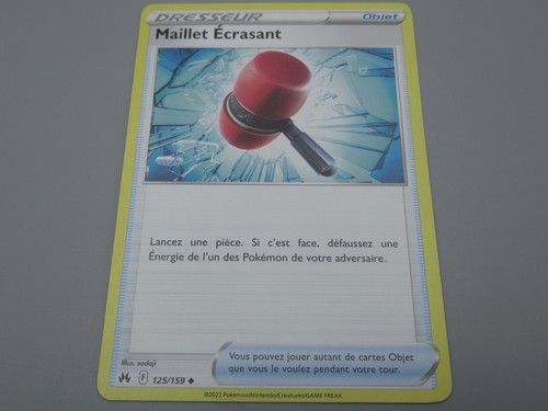 Pokemon objet maillet - maillet, ecrasant