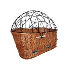 Panier ar osier 45cm pour chien(livre avec fix etau porte bagage)(45x37x21 cm)
