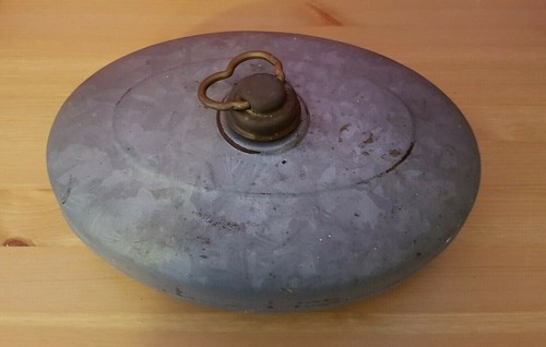 Ancienne bouillotte zinc - ancienne,