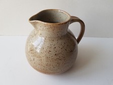 Pichet en céramique grès pyrité - Signé Barges