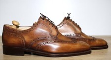 Vintage 80s CHRISTIAN DIOR Brown Derbies Shoes 7UK 7,5US 40,5EU Made in Italy