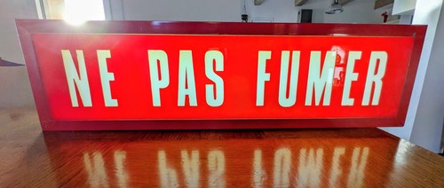 Enseigne lumineuse vintage - enseigne,