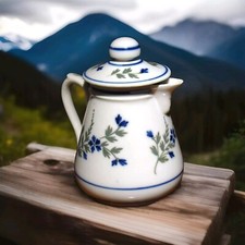 Porcelaine de Bayeux pot à