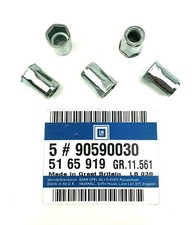 5x Original Opel Écrous à Sertir Coque D'Assise Siège Avant Astra G, Vectra B -