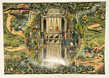 ANCIEN CHROMO  SAUSSINE CHROMO-LITHOGRAPHIE Jeu à identifier