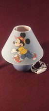 lampe vintage années 80 Disney Mickey sur fond imitation jean