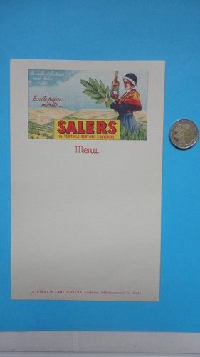 Ancien menu salers - ancien,