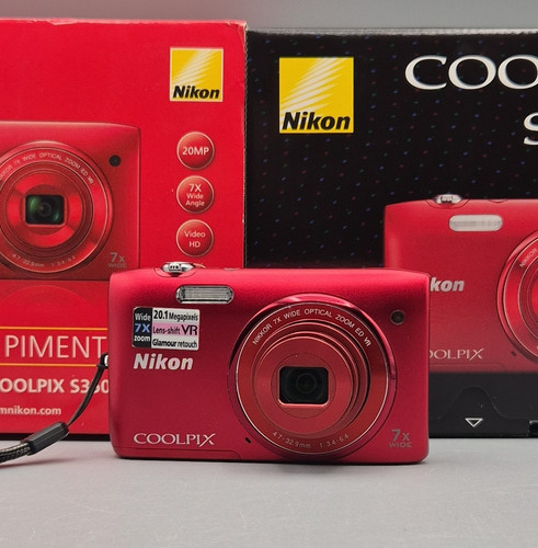 Nikon coolpix s3500 red - coolpix,