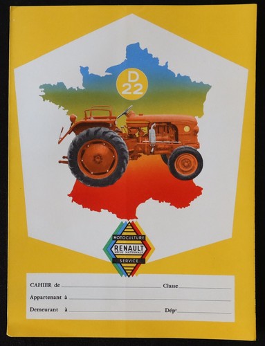 Protège cahier tracteur - protège,