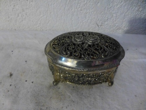 Ancienne boite bijoux - a, ovale