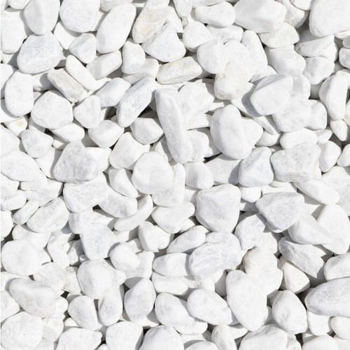Galet marbre blanc pour - 15/25,