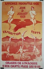 Affiches insolites 1900 Affiche Originale 1972 Exposition Cirque