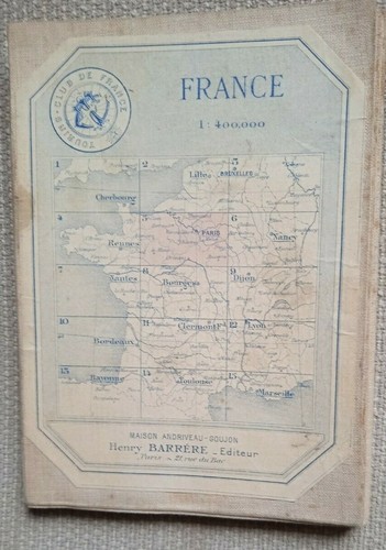 Carte géographique touring - carte,