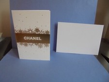 CHANEL - CARTE DOUBLE NOEL