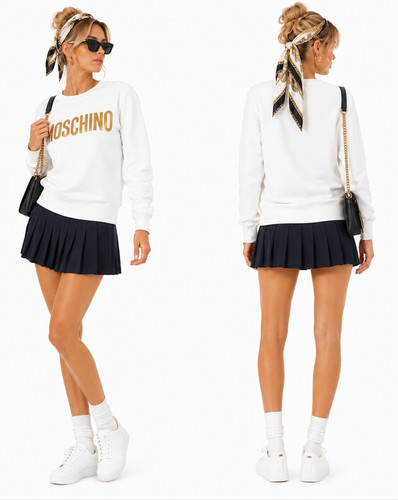 Moschino couture sweatshirt - moschino,