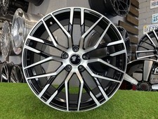 4X R19 Pouces 5x112 Jantes Noires Poli Style R8 : Compatible Avec A5 A6 A8 Q5 Q7