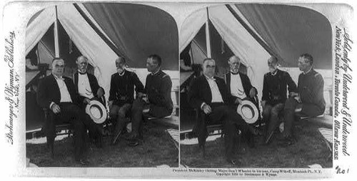 President mckinley visiting - president,