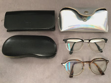 LOT PAIRES DE LUNETTES DE LECTURE RAY-BAN EFOMA + ETUIS ZARA RAYBAN