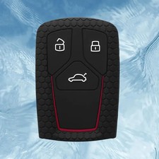 Coque Clé Audi B9 A6 A5 Q7 S4 S5 S7 A4L Q5 Tt TTS Coquille Télécommande Silicone