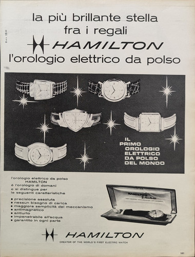 Hamilton publicité 1959 - publicité,