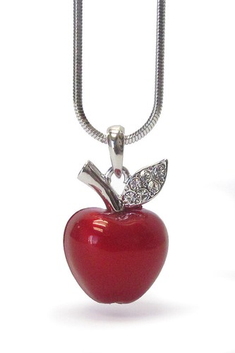 New crystal red apple - new, 3d