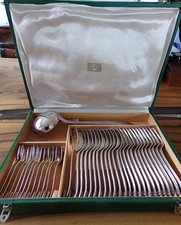 MENAGERE De 37 COUVERTS CHRISTOFLE "ALFENIDE" - Modèle "SAIGON" - Métal Argenté