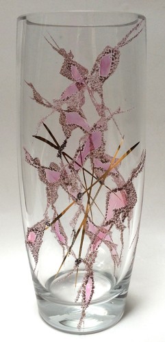 Clear art glass - art, vase