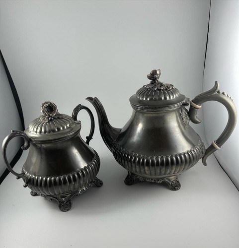 Théière sucrier sheffield - et,