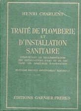 livre de plomberie et installation sanitaire avec table des matières