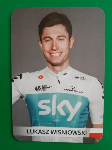 Cyclisme carte cycliste lukasz - cyclisme,
