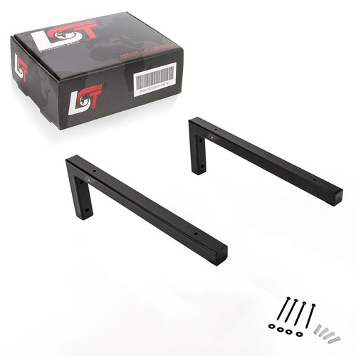 Console murale mat noir - 2x,