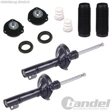 2 Gaz Amortisseur 55mm + Pallier Avant pour VW Golf 5+6 Passat Touran Seat Skoda