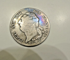 LOUIS XVI 6 LIVRES 1792  A ( évolution )