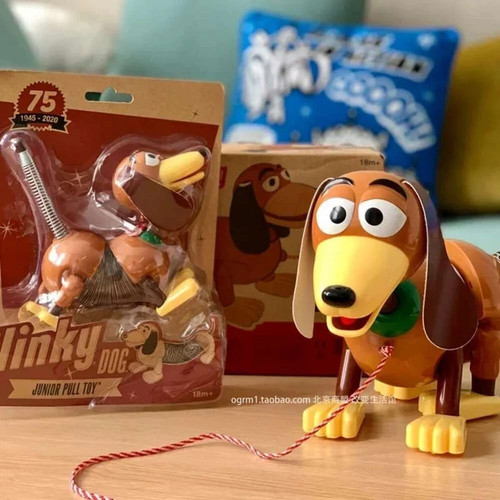 Jouet articulé chien slinky - jouet,