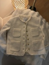 veste mango beige crème blanc