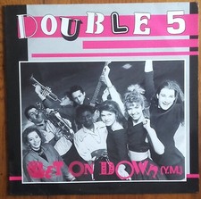 DISQUE VINYLE MAXI 45t 12" DOUBLE 5 « Get on down »  FUNK BELGIQUE 1988