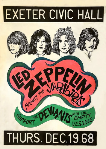 Poster led zeppelin - poster, 1968
