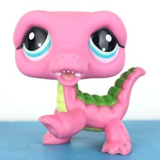 Authentic Littlest Pet Shop #1464 Alligator Crocodile / Original Hasbro LPS