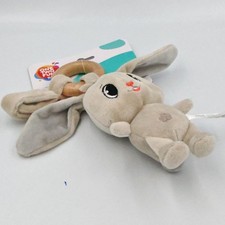 Doudou hochet de dentition en bois lapin beige AUCHAN - 35235