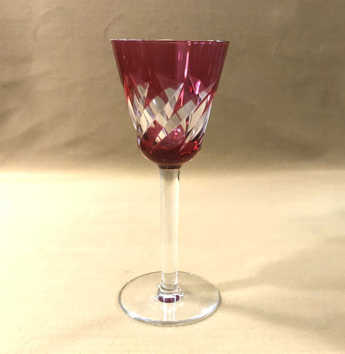 Verre vin rhin cristal - verre, du