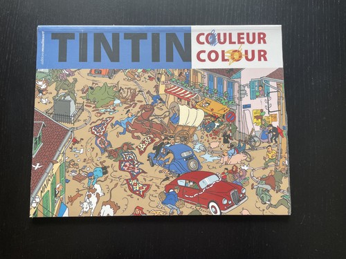 Tintin album colorier - tintin,